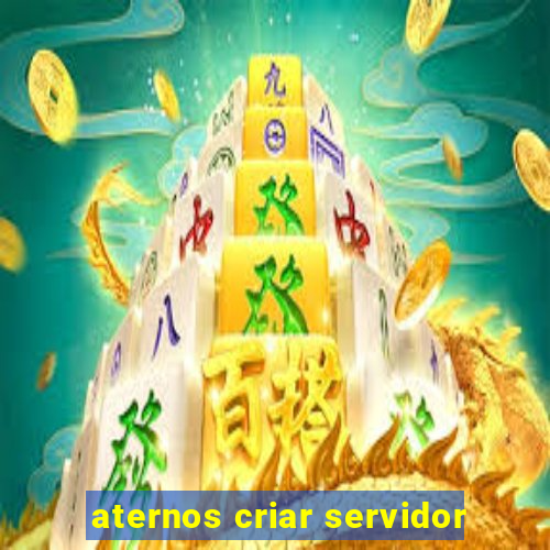 aternos criar servidor